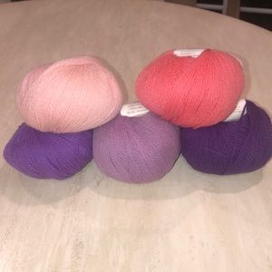 Bundle of 5 Pink and Purple
